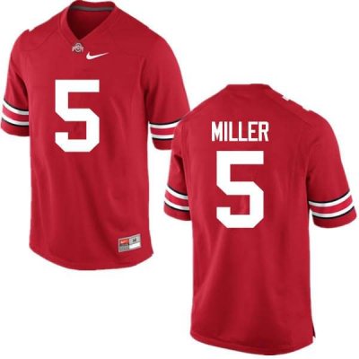 NCAA Ohio State Buckeyes Men's #5 Braxton Miller Red Nike Football College Jersey UFH0345EG